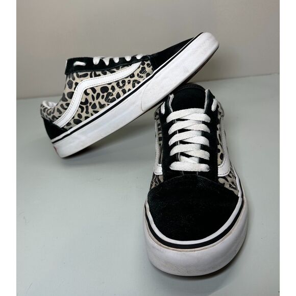 VANS‎ Old Skool Safari Multi, Leopard Zebra, Black and White, Women's 6 - Picture 2 of 11